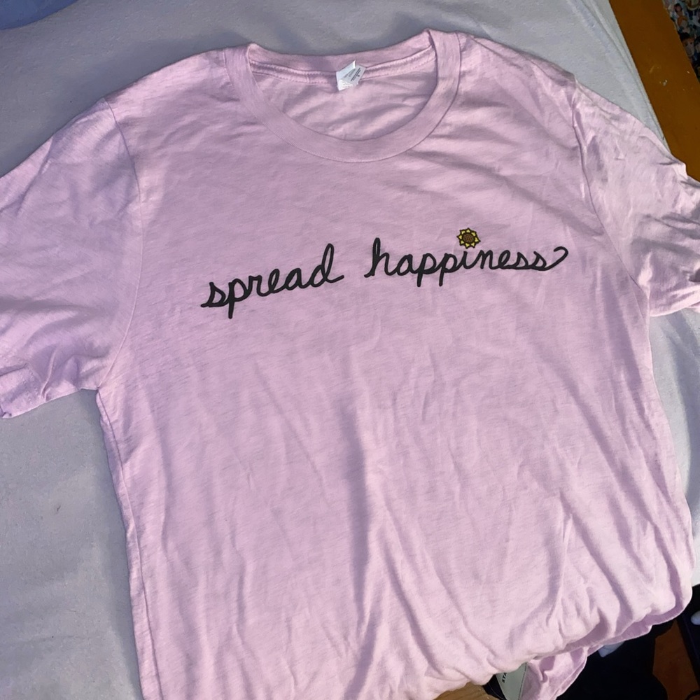 Colleen Ballinger / Miranda Sings merch Lavender T Shirt Spread Happiness